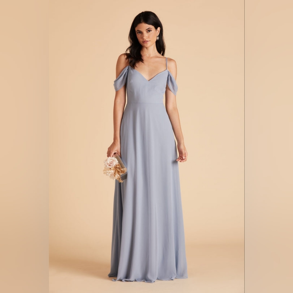 Devin Birdy Grey Bridemaids Dress